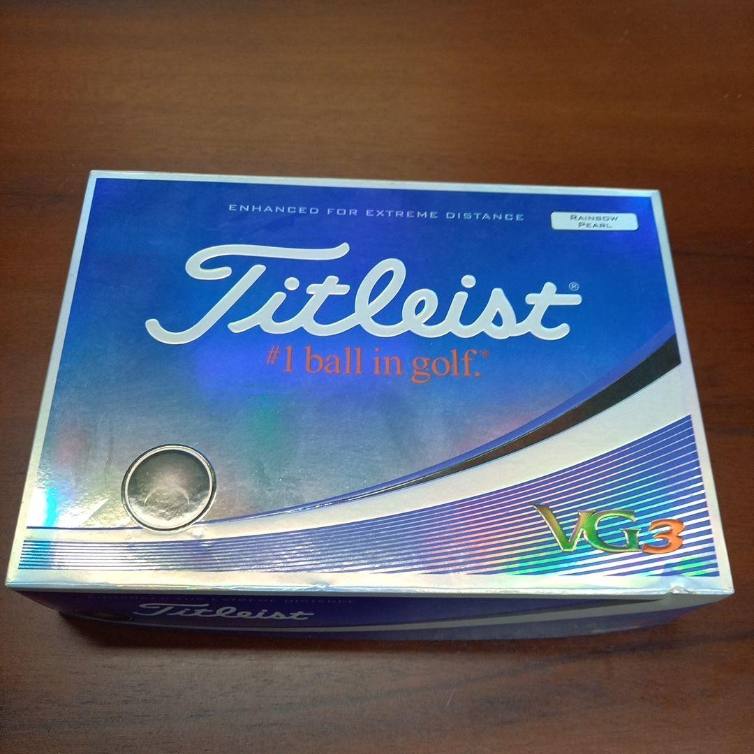 未使用品　Titleist　タイトリスト　VG3　ゴルフボール　24個