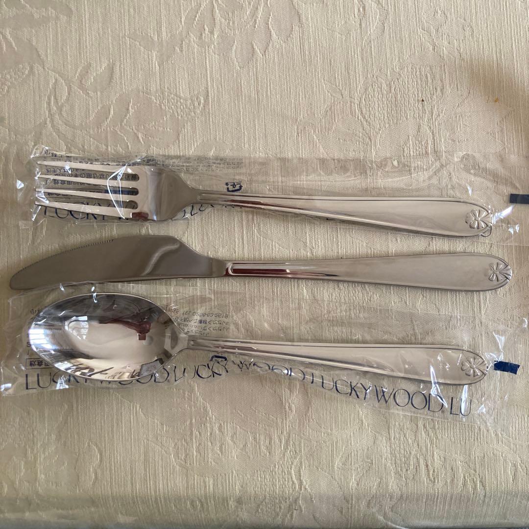 ラッキーウッド　カトラリーセット（マリエッタ）ディナーセット〈40本セット〉