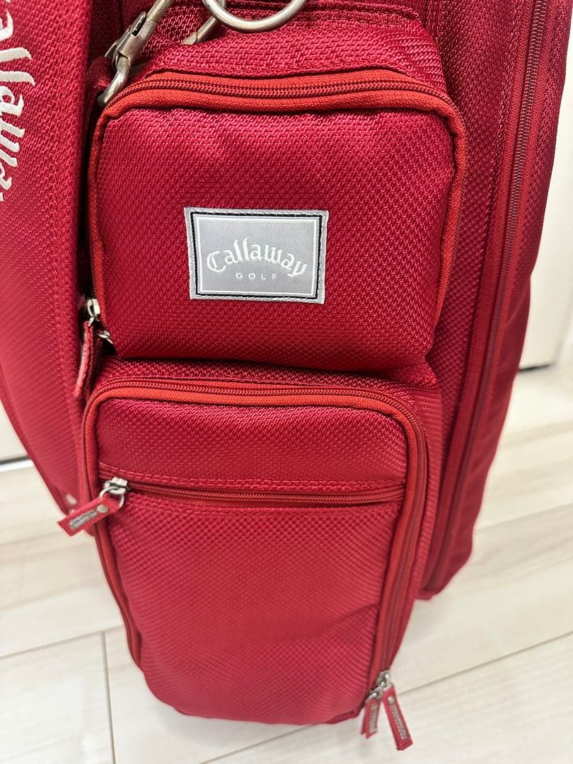 Callaway キャディバッグ 赤　レディース