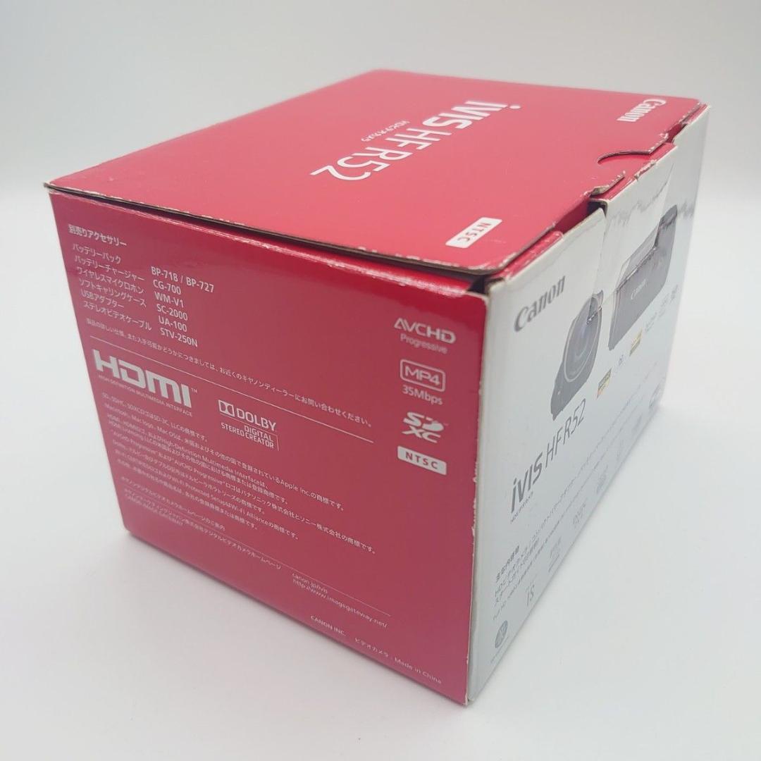 Canon iVIS HF R52 ビデオカメラ ブラウン