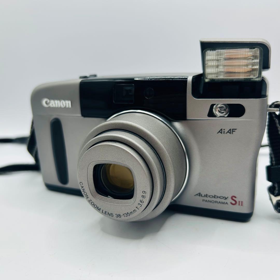 美品 Canon Autoboy S II カメラケース付き　フィルムカメラ