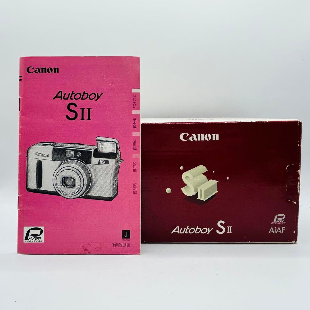 美品 Canon Autoboy S II カメラケース付き　フィルムカメラ