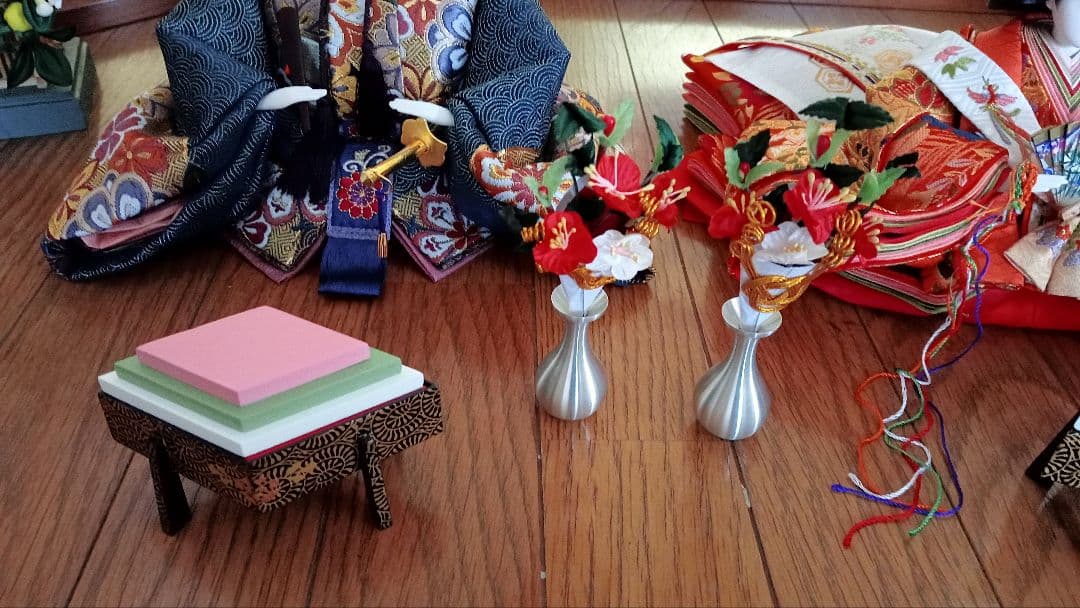 お得⭕️特選◎雛人形 親王・橘桜・屏風・小物セット【送料込】京都西陣
