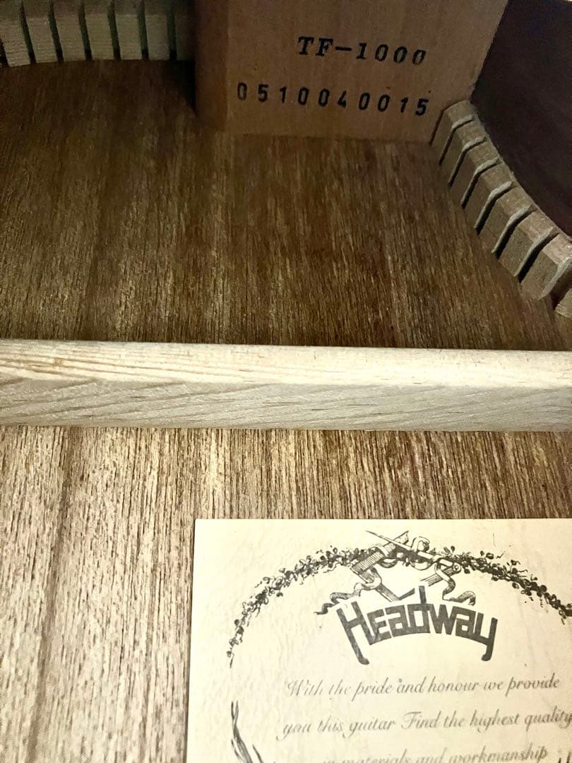 Headway エレアコTF-1000 トップスプルース　レア　ハードケース有