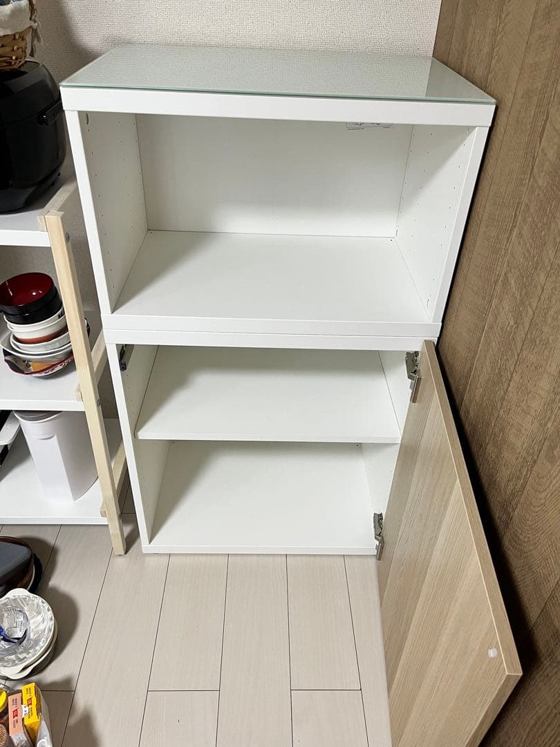 ⚠️最終値下げ⚠️IKEA イケア　ベストー　コンビネーション　食器棚　扉付き