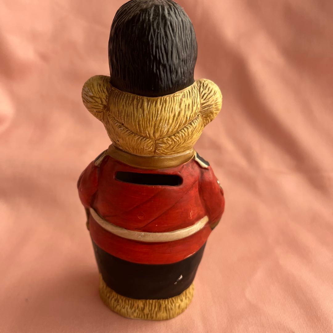 加藤工芸　KATO KOGEI テディベア　イギリス　兵隊　置物　ハンドプリント