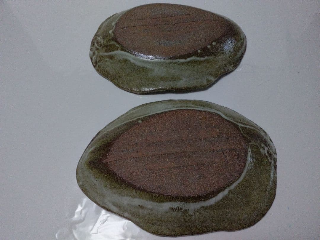 信楽焼 陶器皿 2枚セット