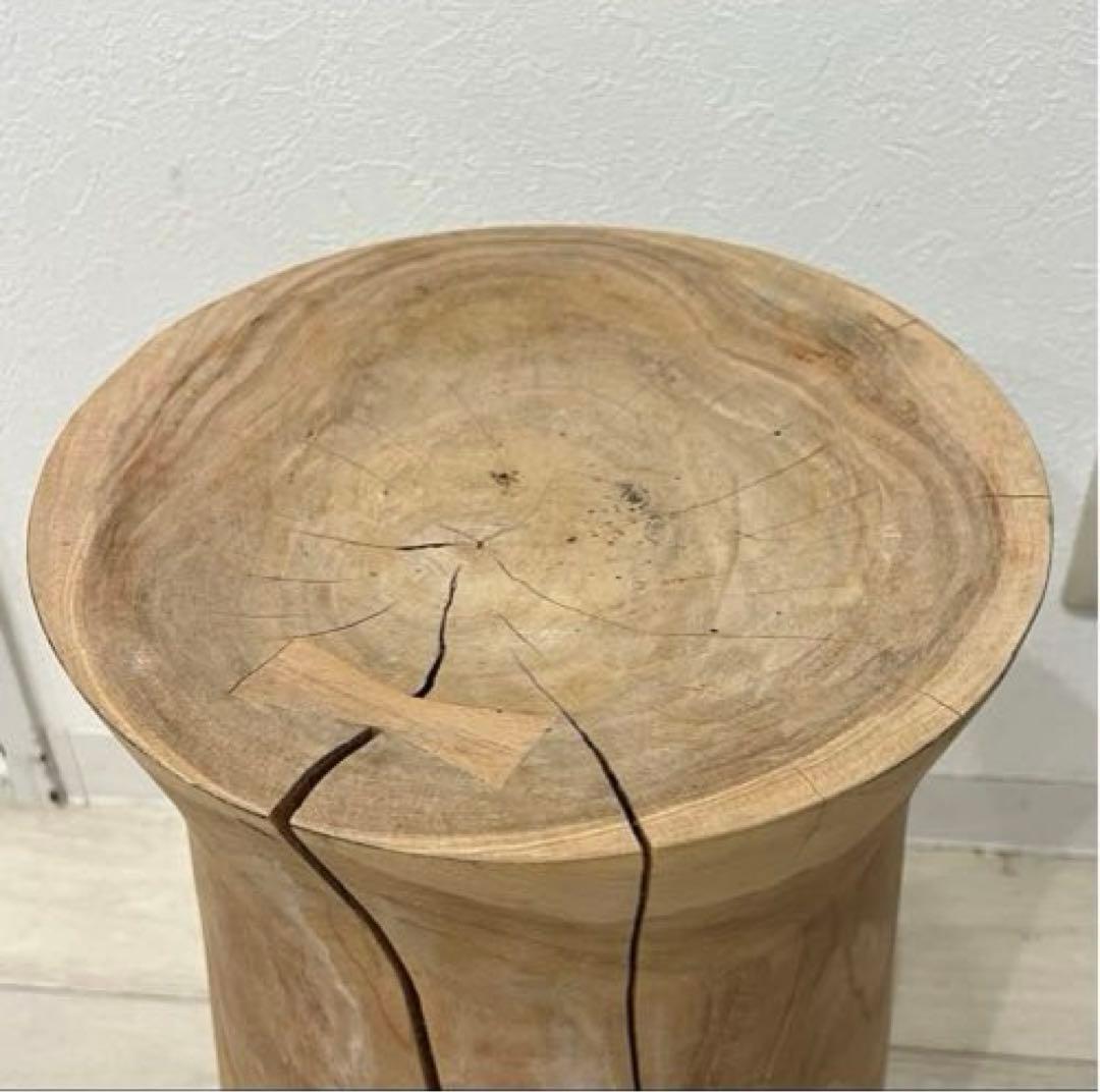 関家具 ST LOLO A スツール サイドテーブル 丸太 Lタイプ