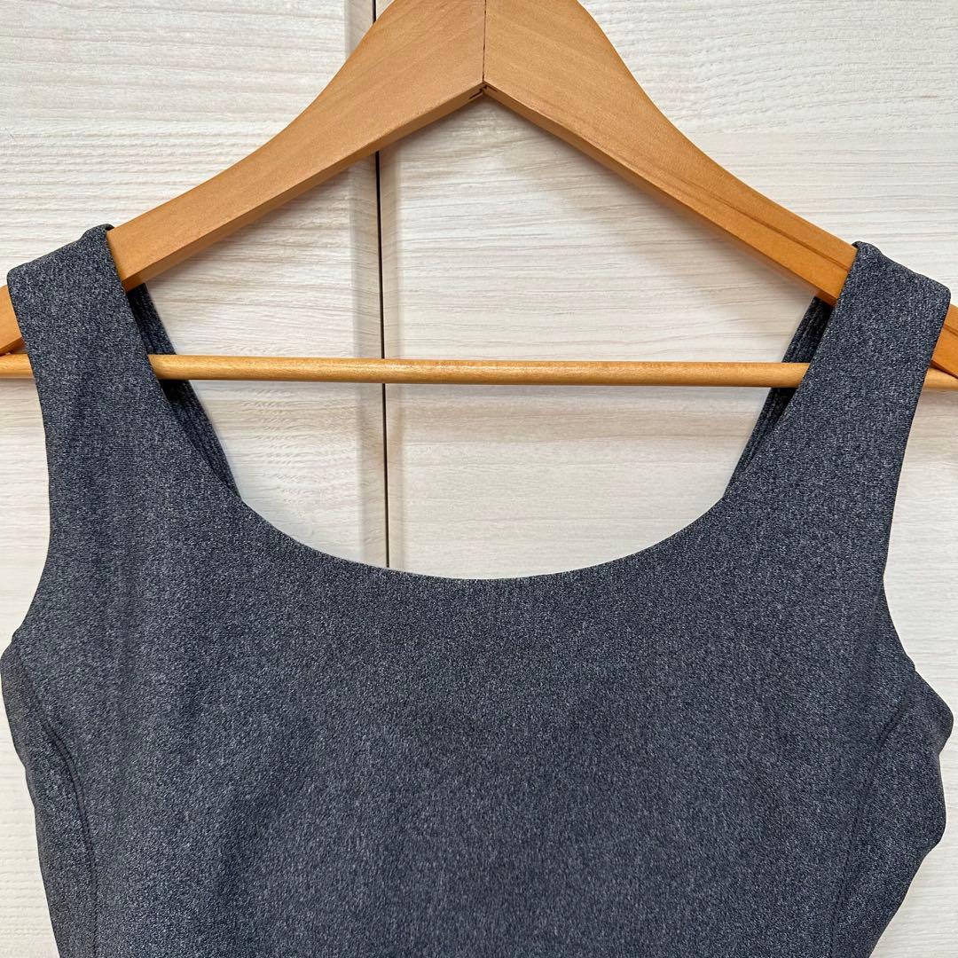 【新品未使用】easyyoga シンプルツイストクロップドタンクトップ　Lサイズ