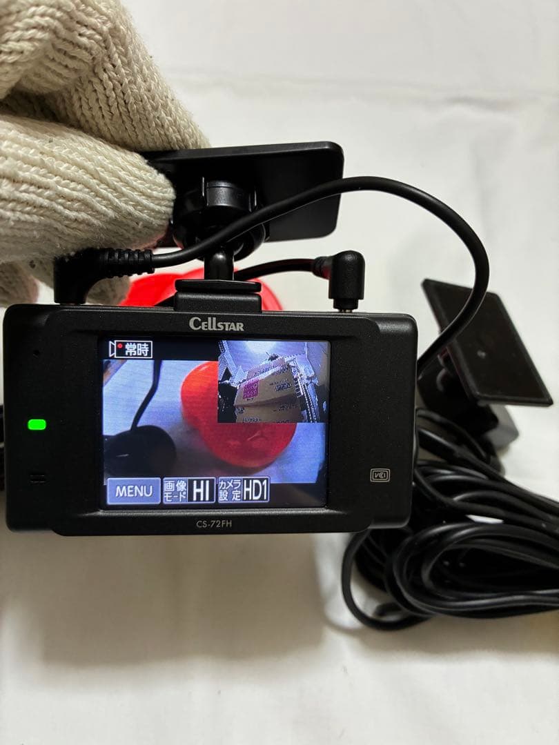 CellStarセルスターCS-72FHドライブレコー ダー前後カメラ(128)