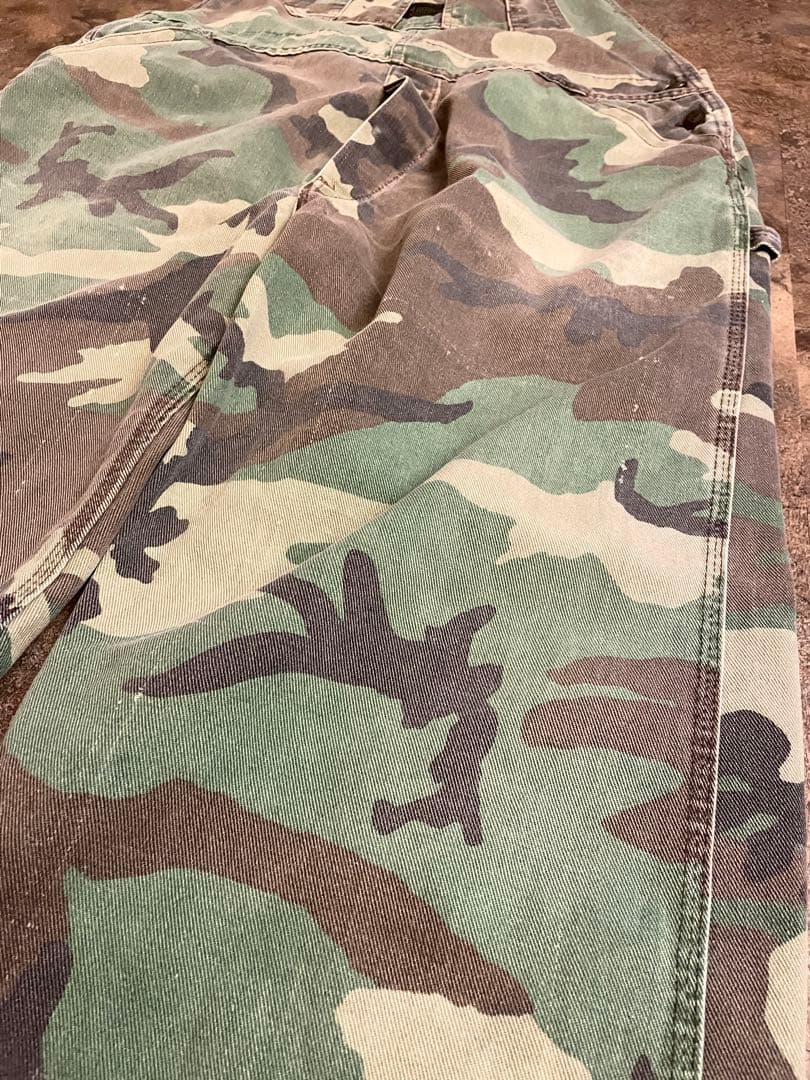 80s LIBERTY ヴィンテージ カモフラ オーバーオール W40程 迷彩