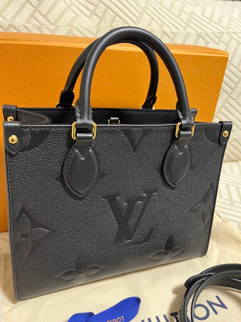 新品同様　美品　ルイヴィトン　モノグラム アンプラント　 オンザゴー　PM