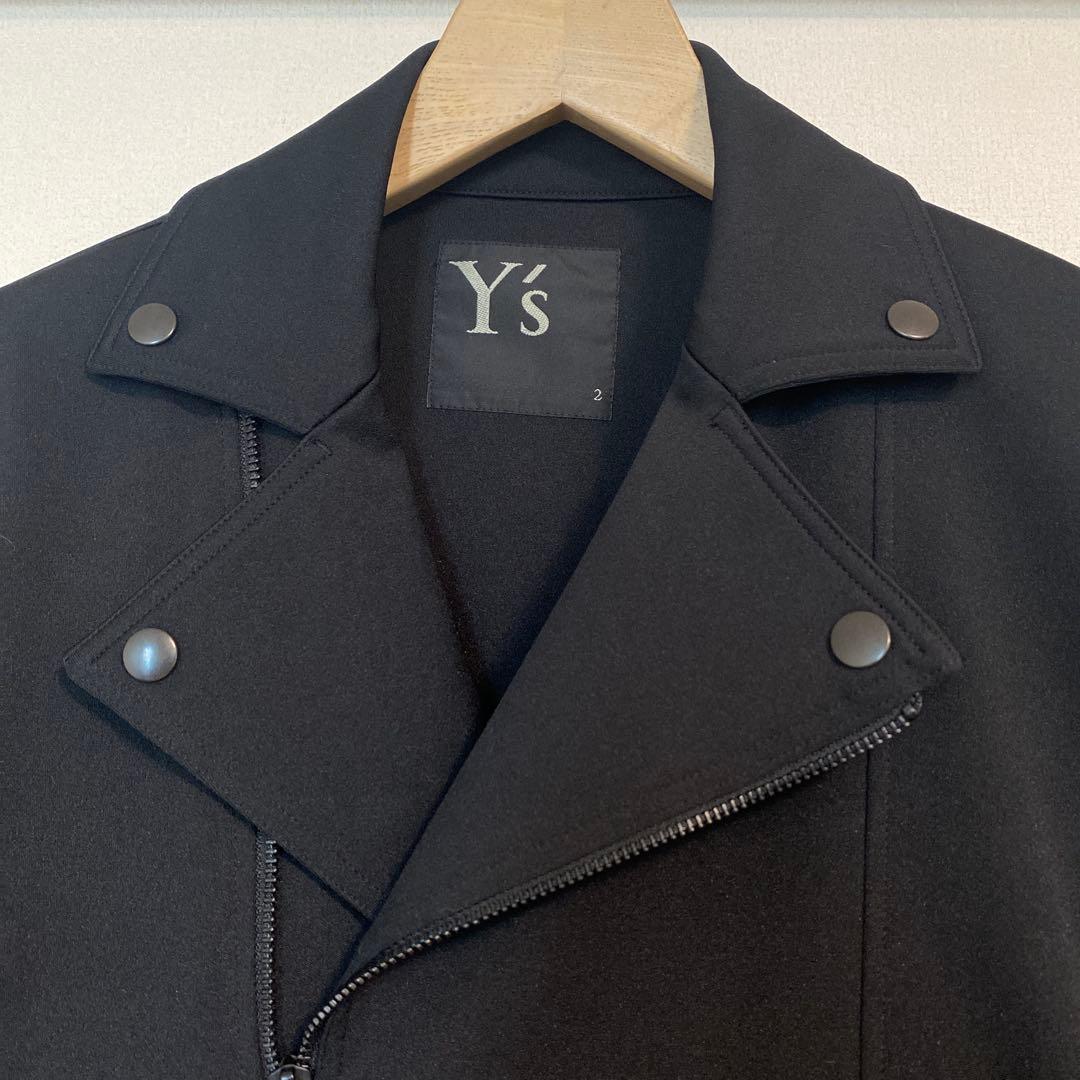 Y's ブラック ライダースジャケット サイズ2