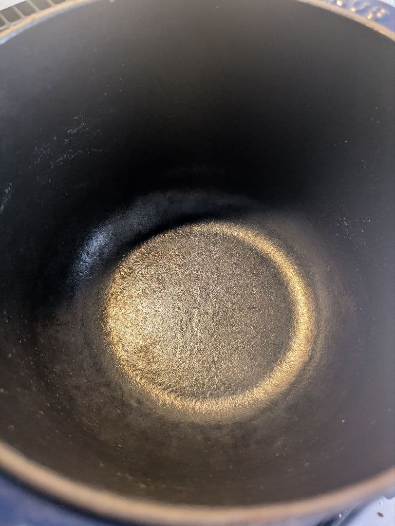 staub 昔のロイヤルブルー　3点セット