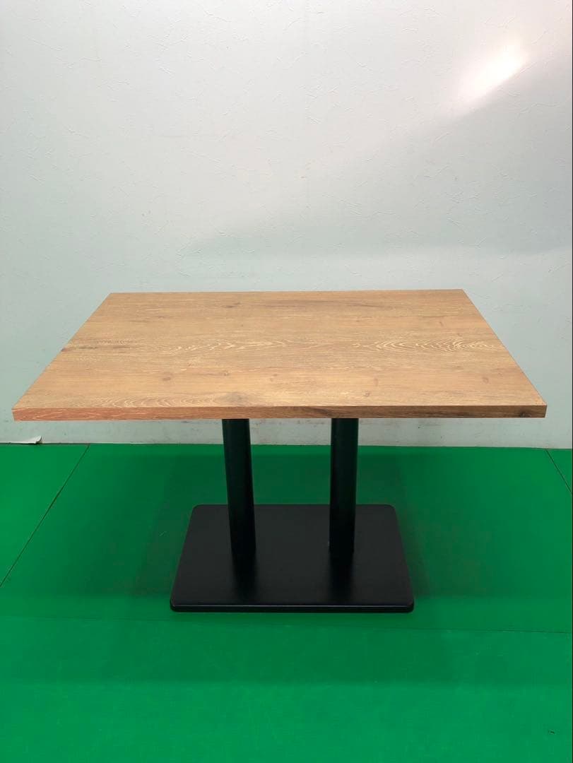 ☆地域限定送料無料☆木製テーブル 脚一体型③750×1100×730