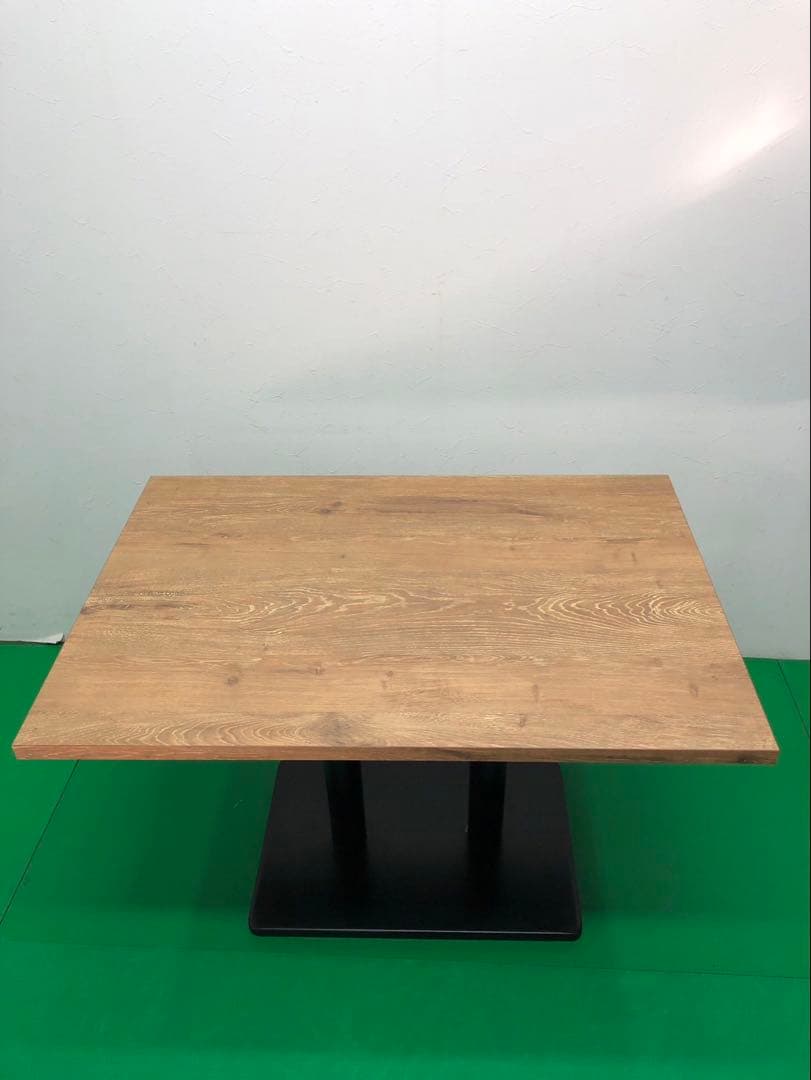 ☆地域限定送料無料☆木製テーブル 脚一体型③750×1100×730