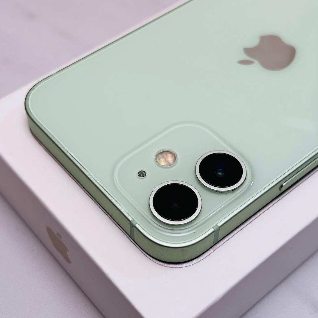 【極美品☆】iPhone12mini 本体 Green 256GB SIMフリー