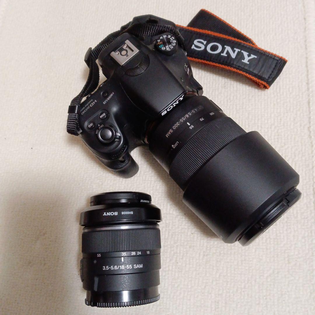 SONY α58 デジタル一眼レフカメラ 本体とレンズ2本付き　特価