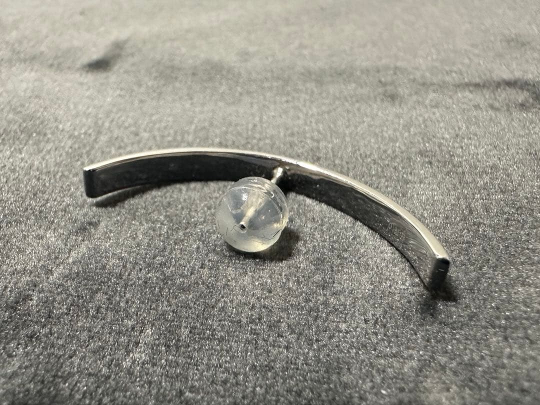 SK HIROTAKA ヒロタカ　ピアス　k10 シルバー