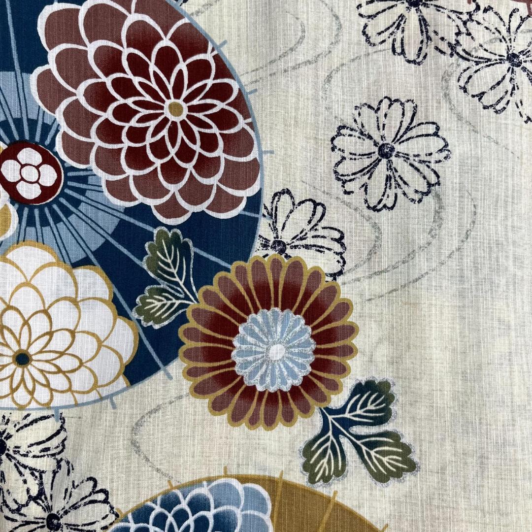 Dita 浴衣 7点セット レディース 兵児帯 オレンジ 黄色 まとめ売り