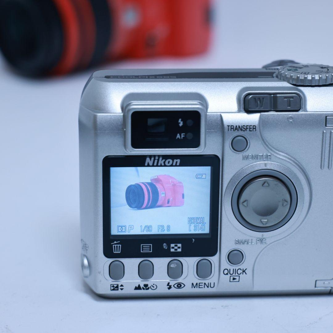 スマホ転送可 Nikon COOLPIX885 CFカード他付き