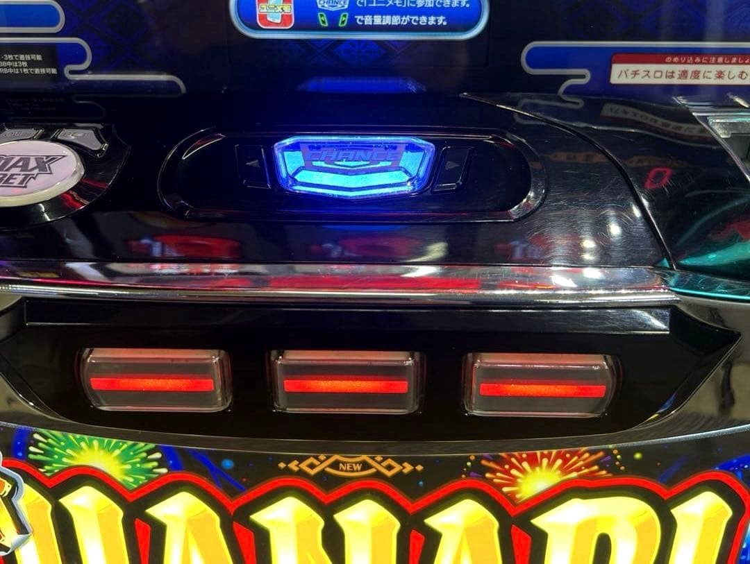 パチスロ「新ハナビ」不要機付　　送料無料 パチスロ実機