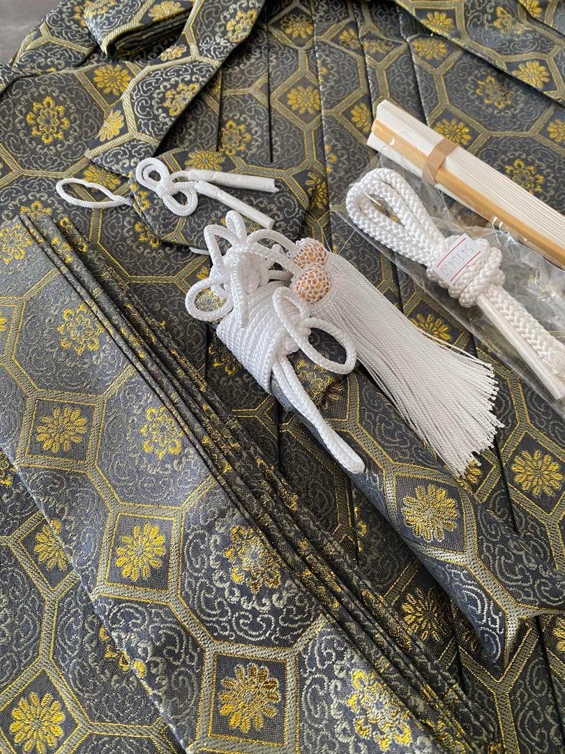 新品　式部浪漫5歳七五三　羽織袴13点フルセット アイボリー　金糸鳳凰模様