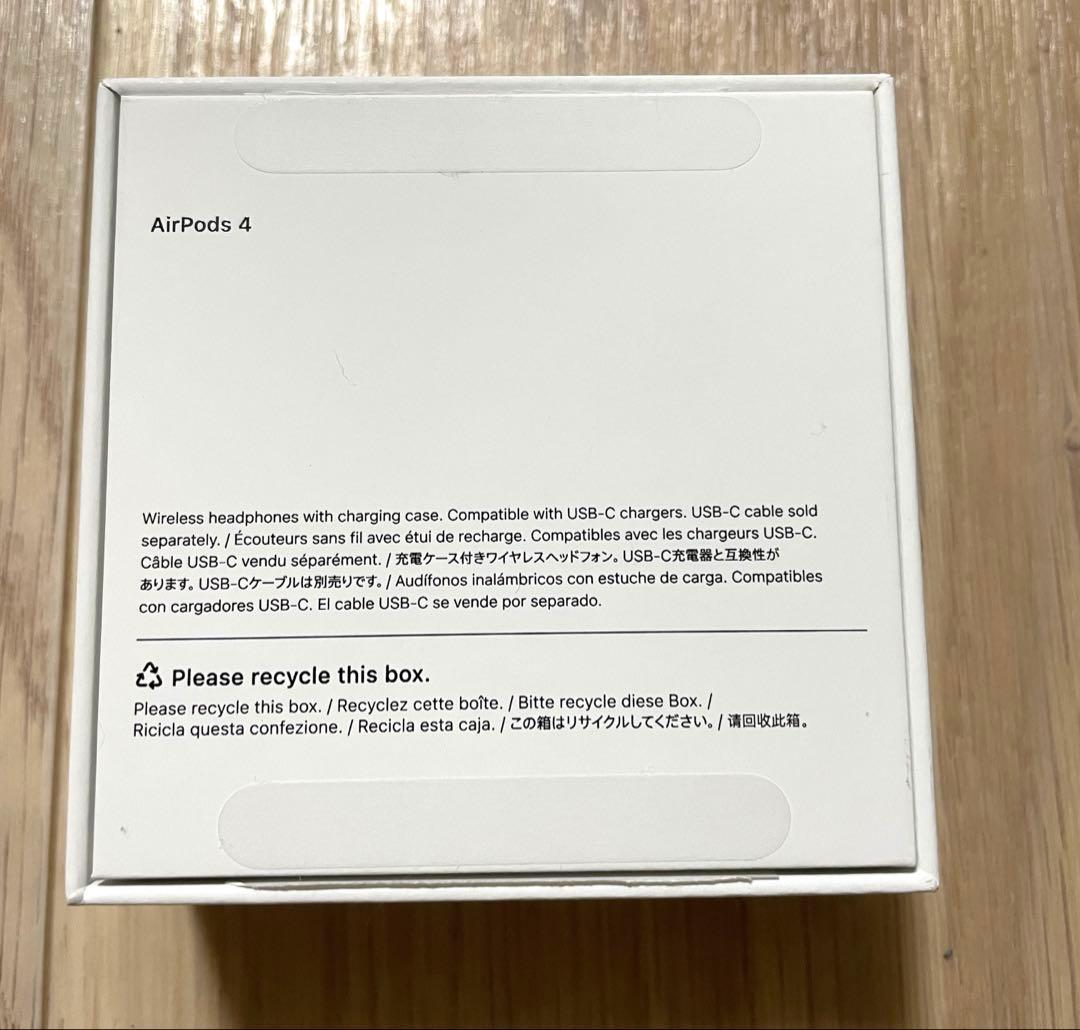 ほぼ未使用AirPods 4