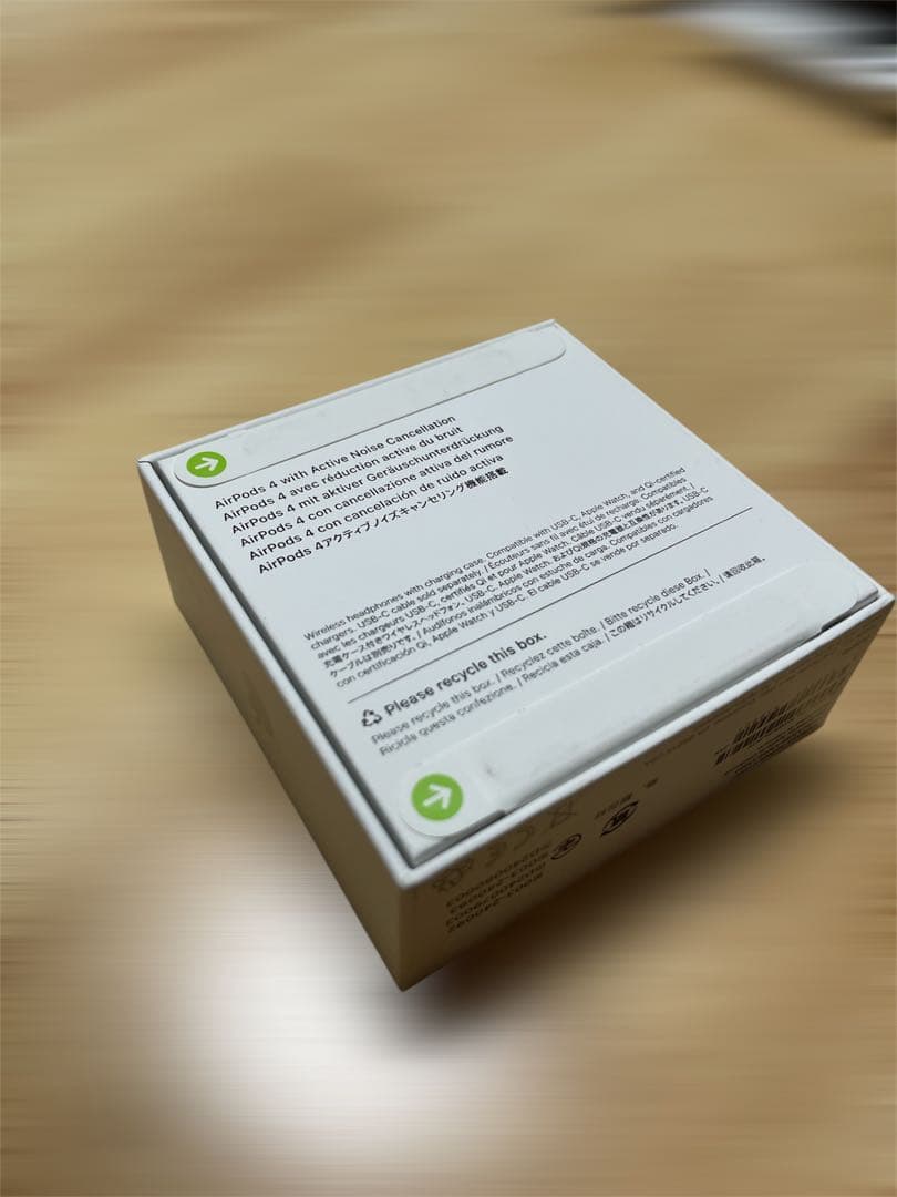 AirPods 4 アクティブノイズキャンセリング機能搭載モデル
