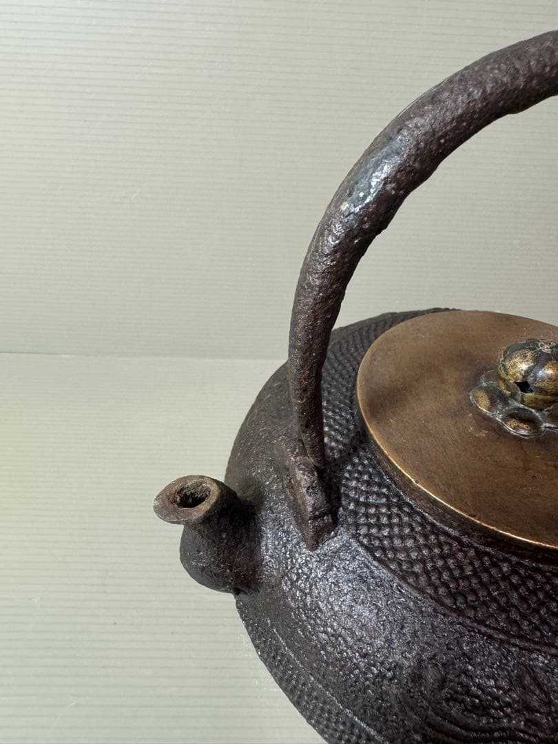 2853 茶道具　龍文堂　鉄瓶