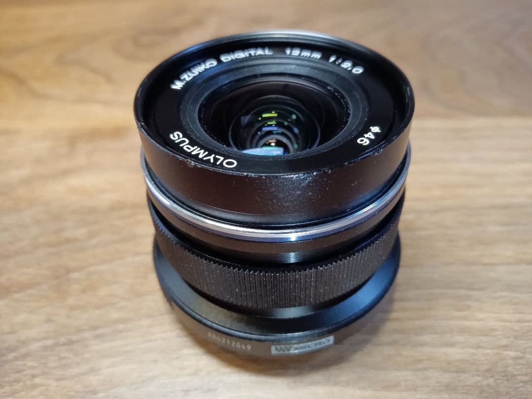 【円偏光フィルター付】 OLYMPUS M.ZUIKO 12mm F2.0 ED