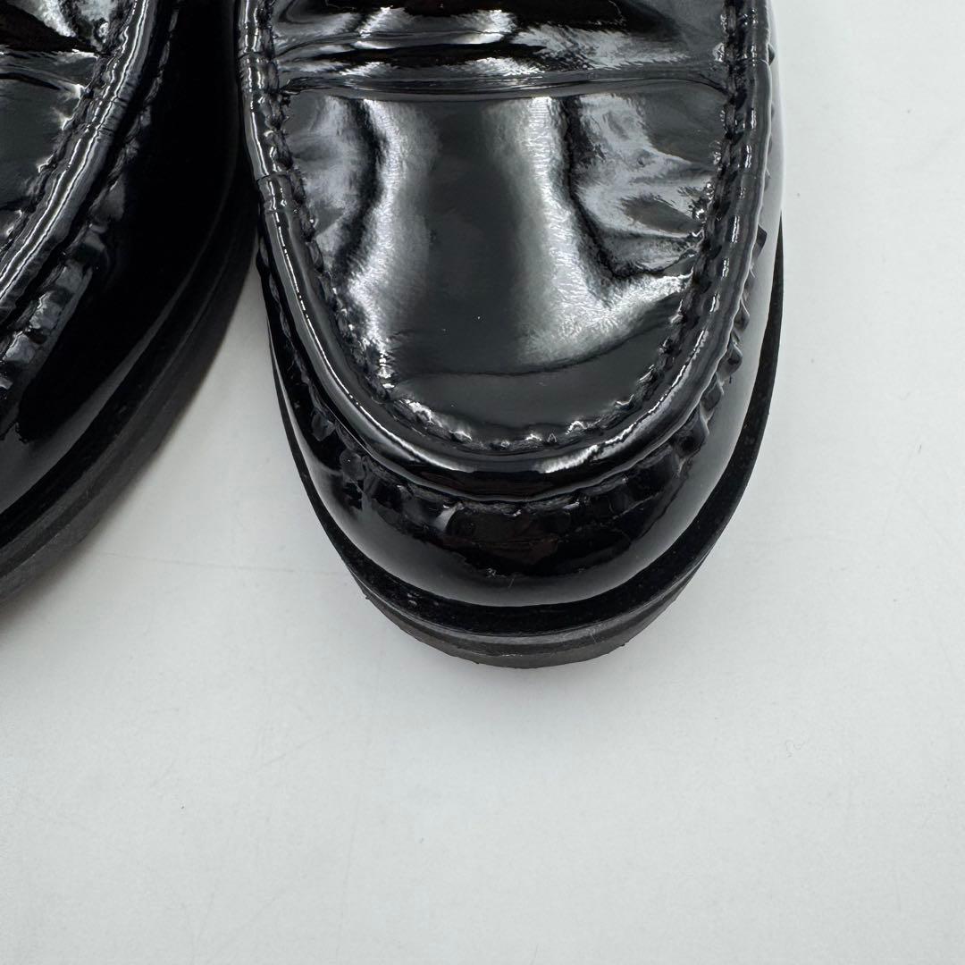 美品✨Paraboot ローファー　ブラック　エナメル　23cm