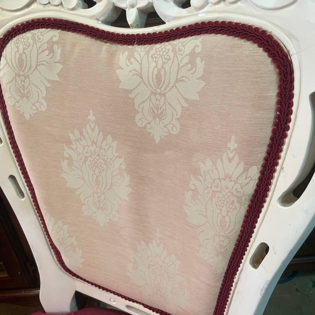 イタリア製サルタレッリ　フローレンスシリーズ・ロココ調ダイニングチェアー　NO2