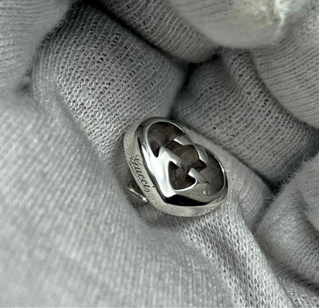 美品　GUCCI ハートインターロッキングピアス　片耳