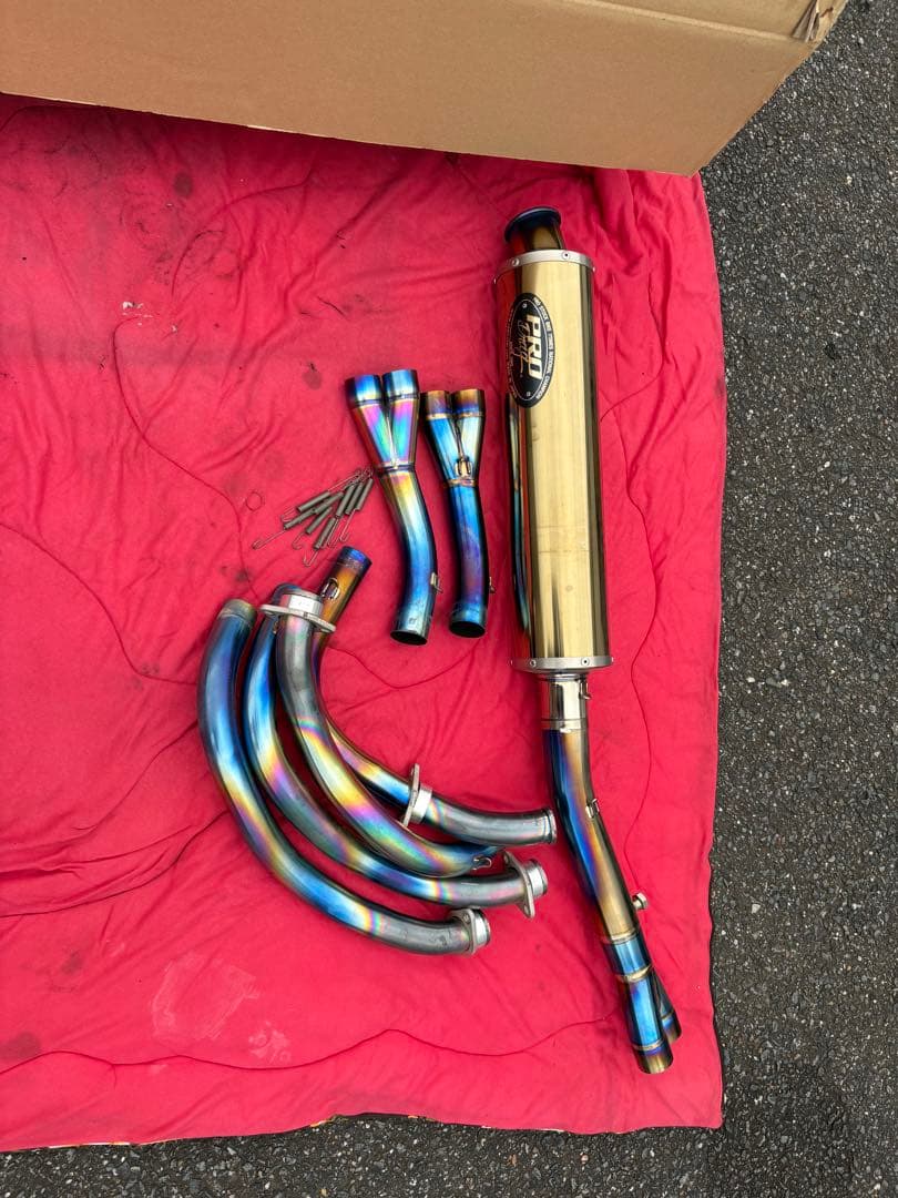 CBR1000XX チタンフルエキ　マフラー　プロドラッグ