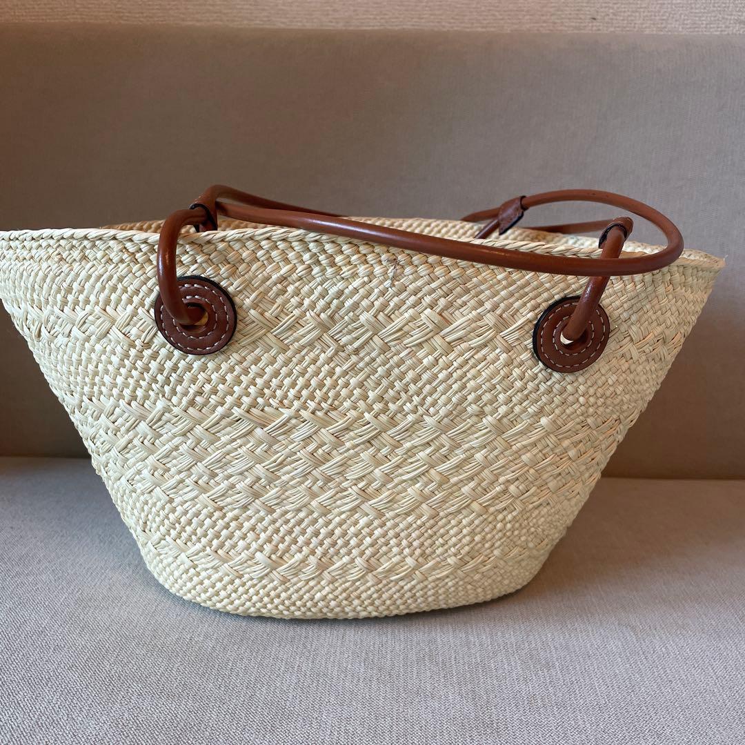 【美品】ロエベ アナグラム　バスケットバッグ　スモール　かごバッグ