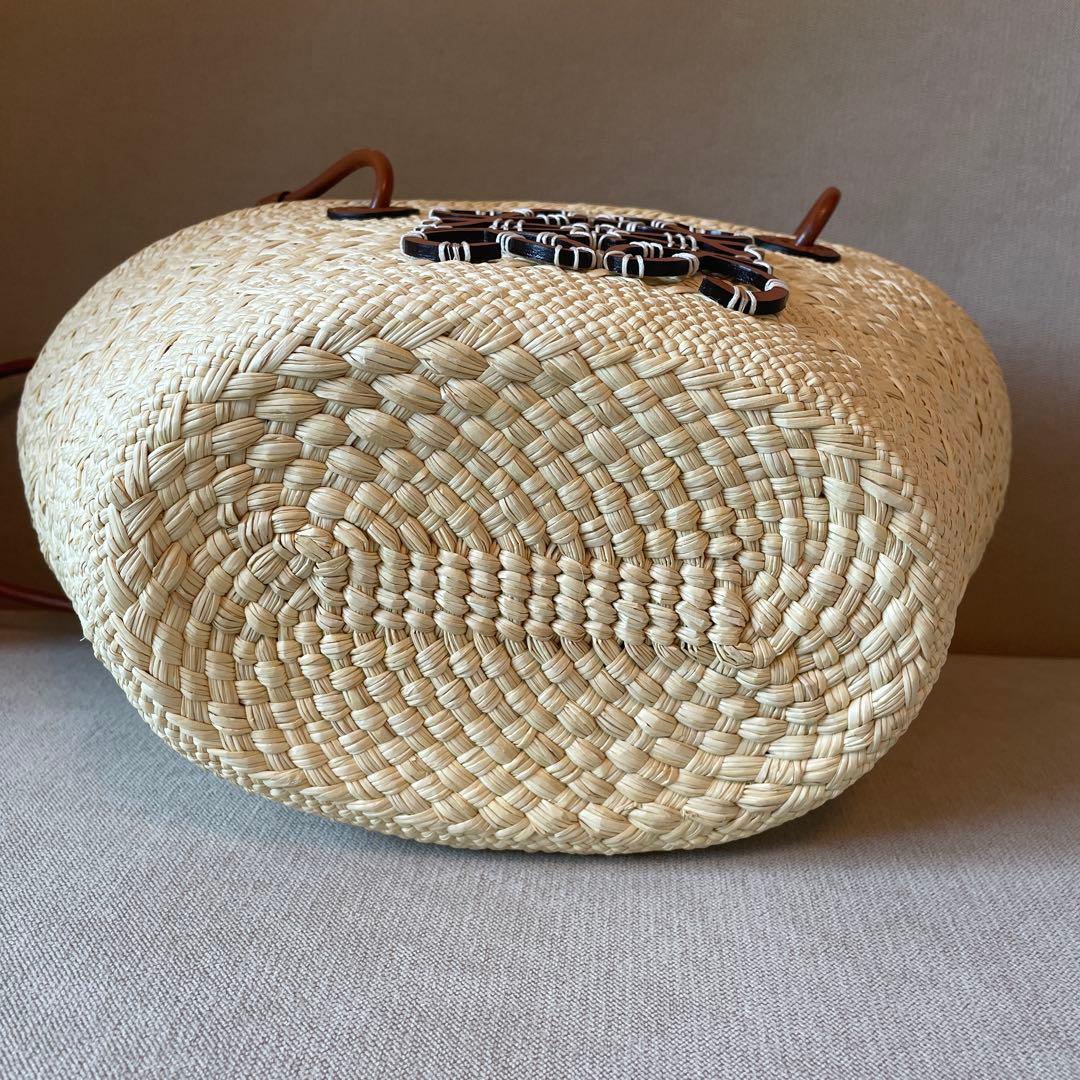 【美品】ロエベ アナグラム　バスケットバッグ　スモール　かごバッグ