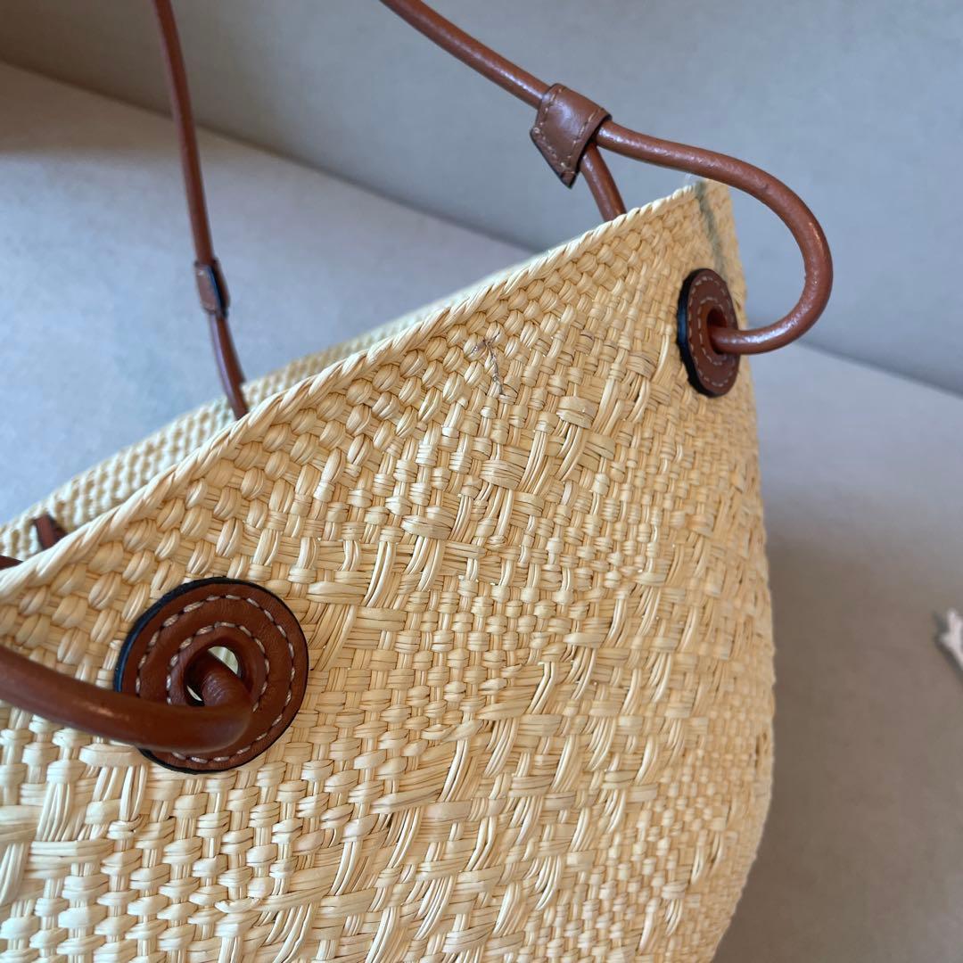 【美品】ロエベ アナグラム　バスケットバッグ　スモール　かごバッグ