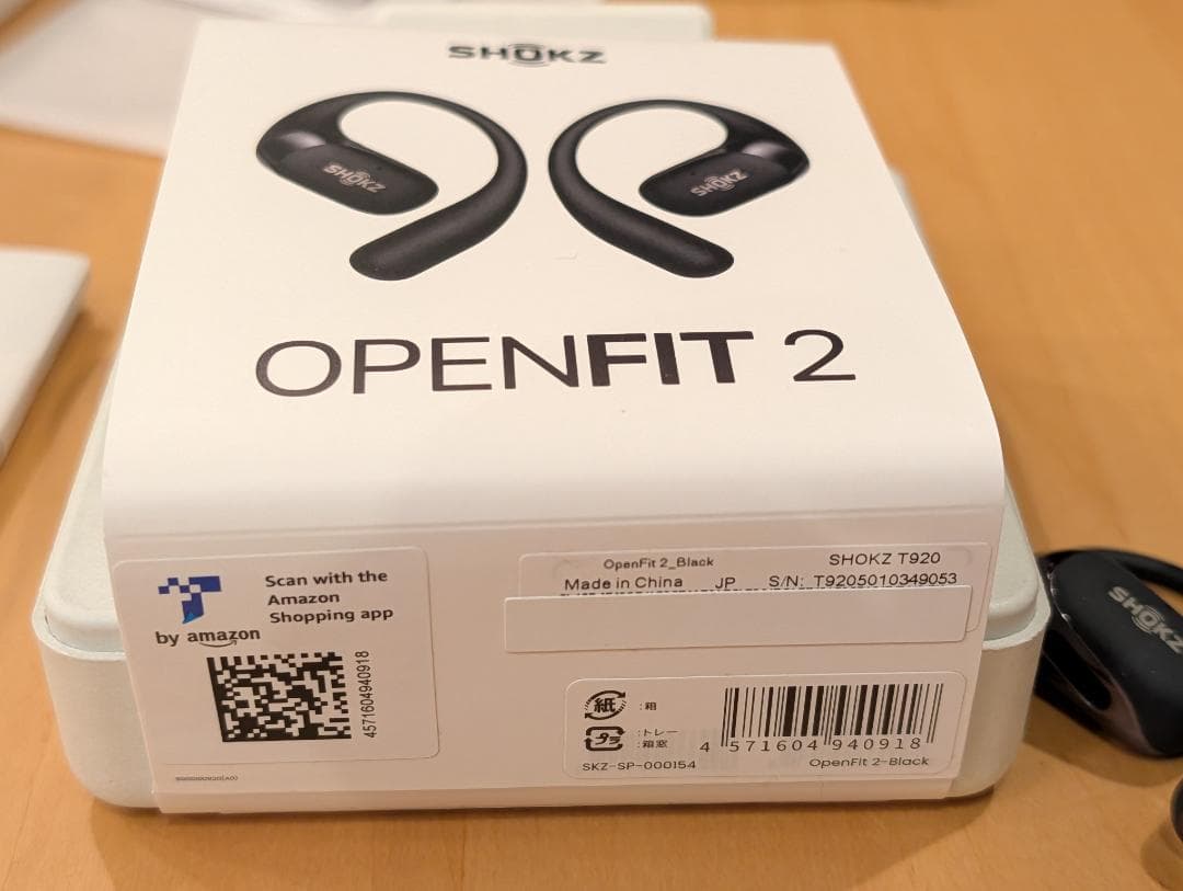 【美品】Shokz OpenFit 2 SKZ-SP-000154