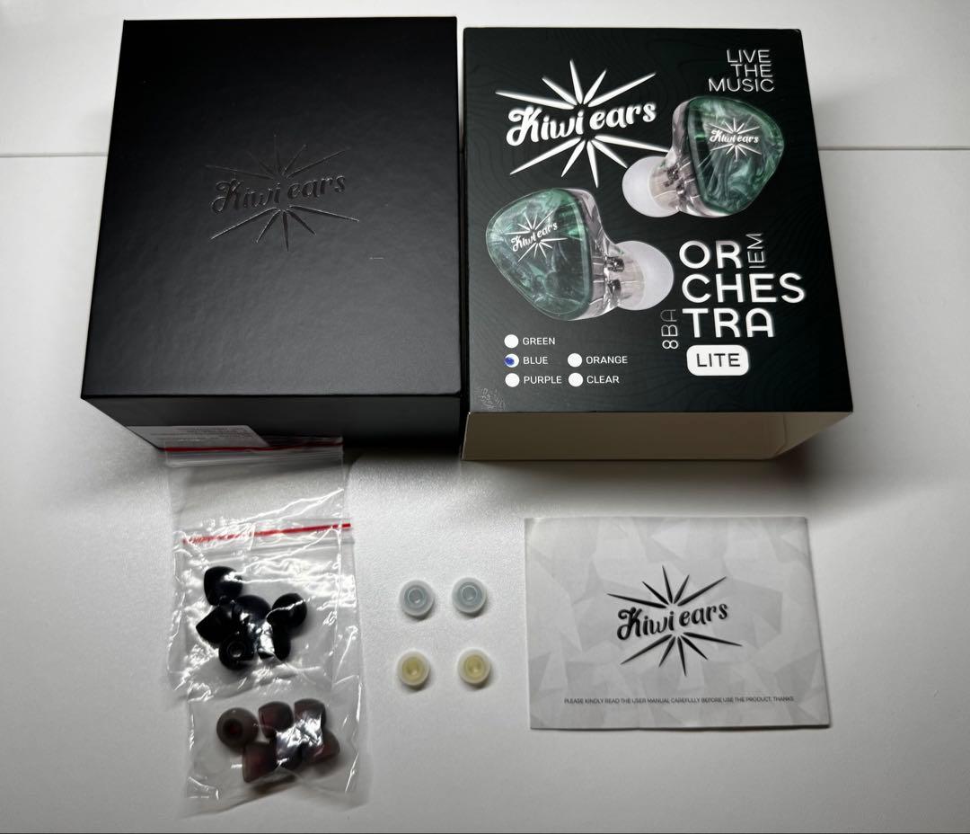 Kiwiears Orchestra Lite Spinfitイヤーピース付き