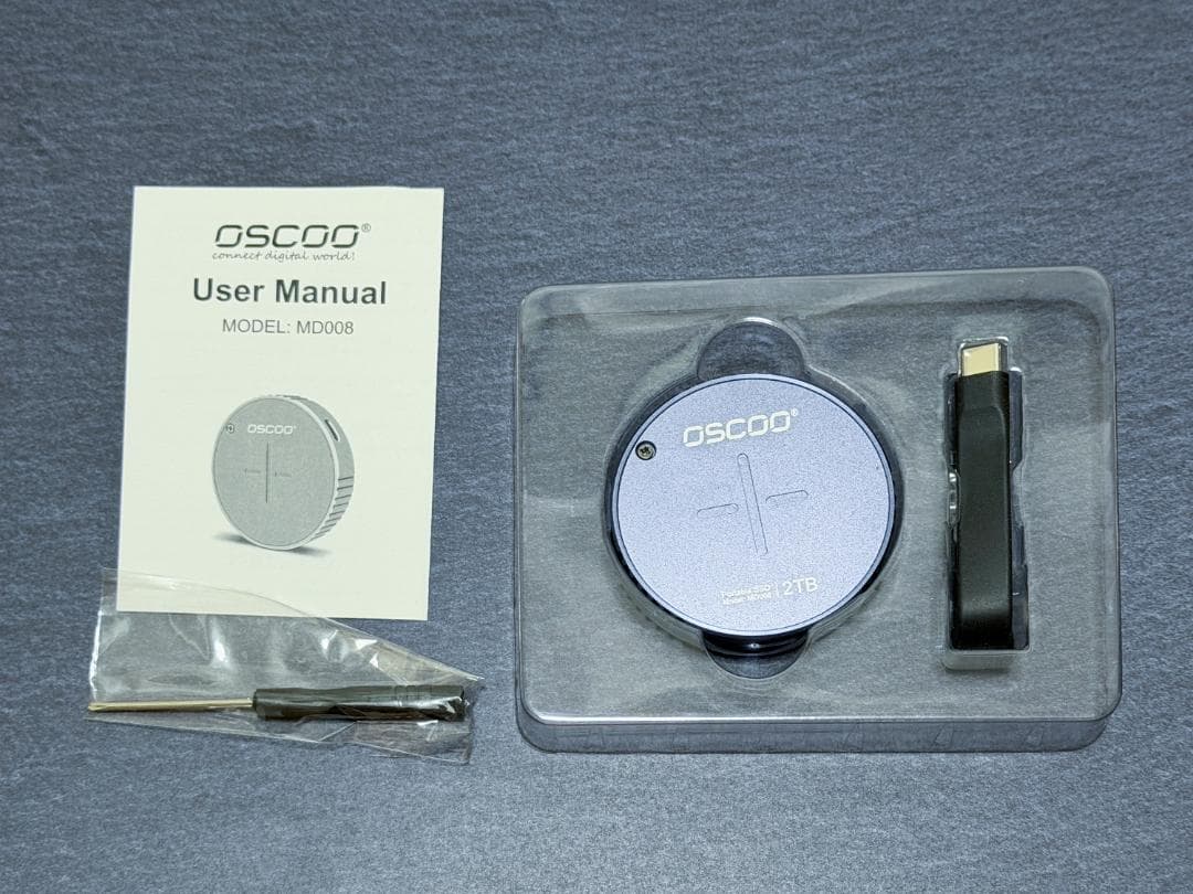 スマホ用Magsafe対応外付けSSD 2TB - OSCOO MD008