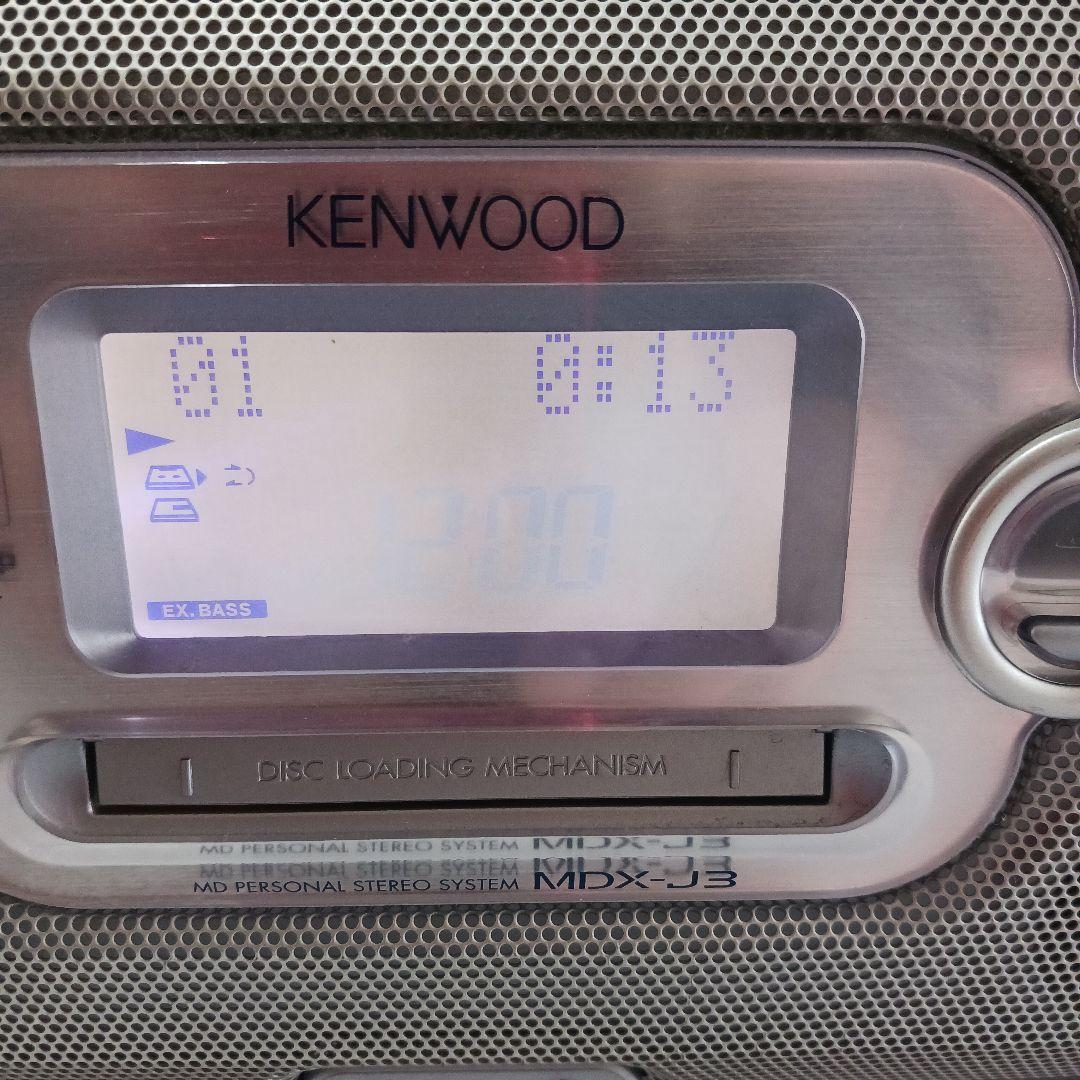 KENWOOD CD.MD.カセットデッキ　稼働品