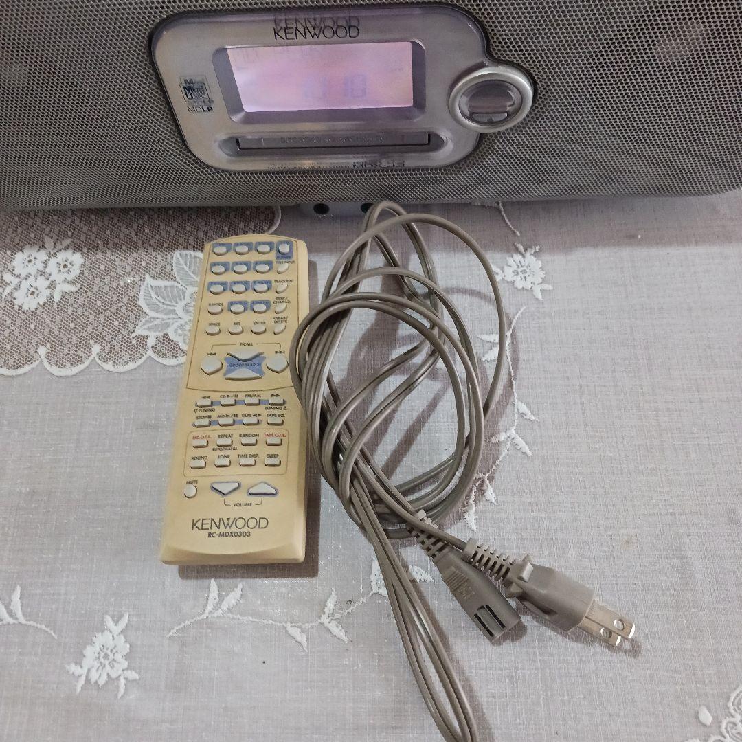 KENWOOD CD.MD.カセットデッキ　稼働品