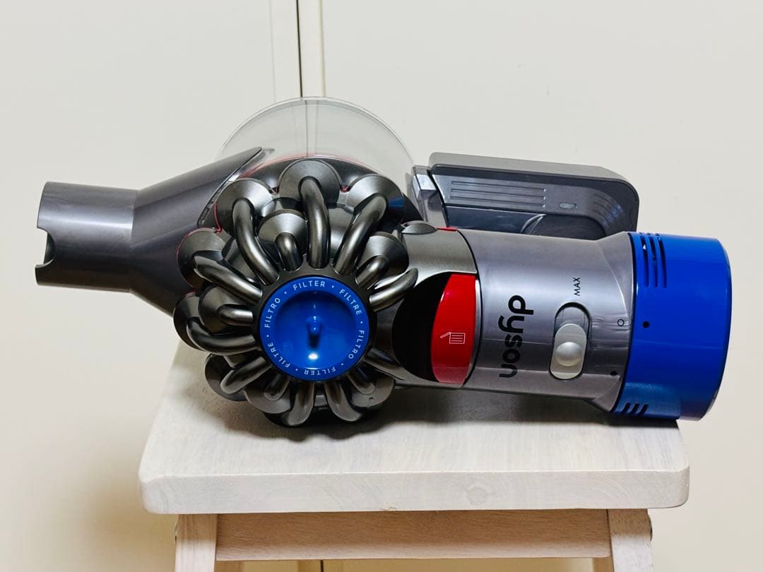 【完全分解洗浄品】ダイソン SV10 マキタ18Vバッテリー仕様 ノズル2個付