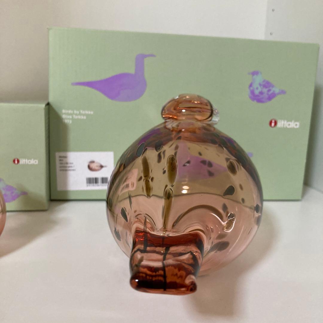 イッタラ　バード　マザー&ベビー　サーモンピンク