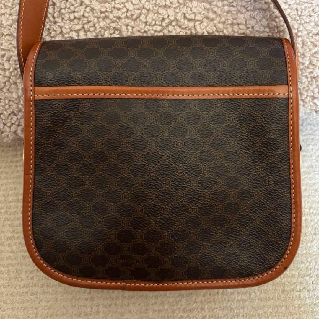 CELINE セリーヌ ビンテージ ショルダーバッグ マカダム柄