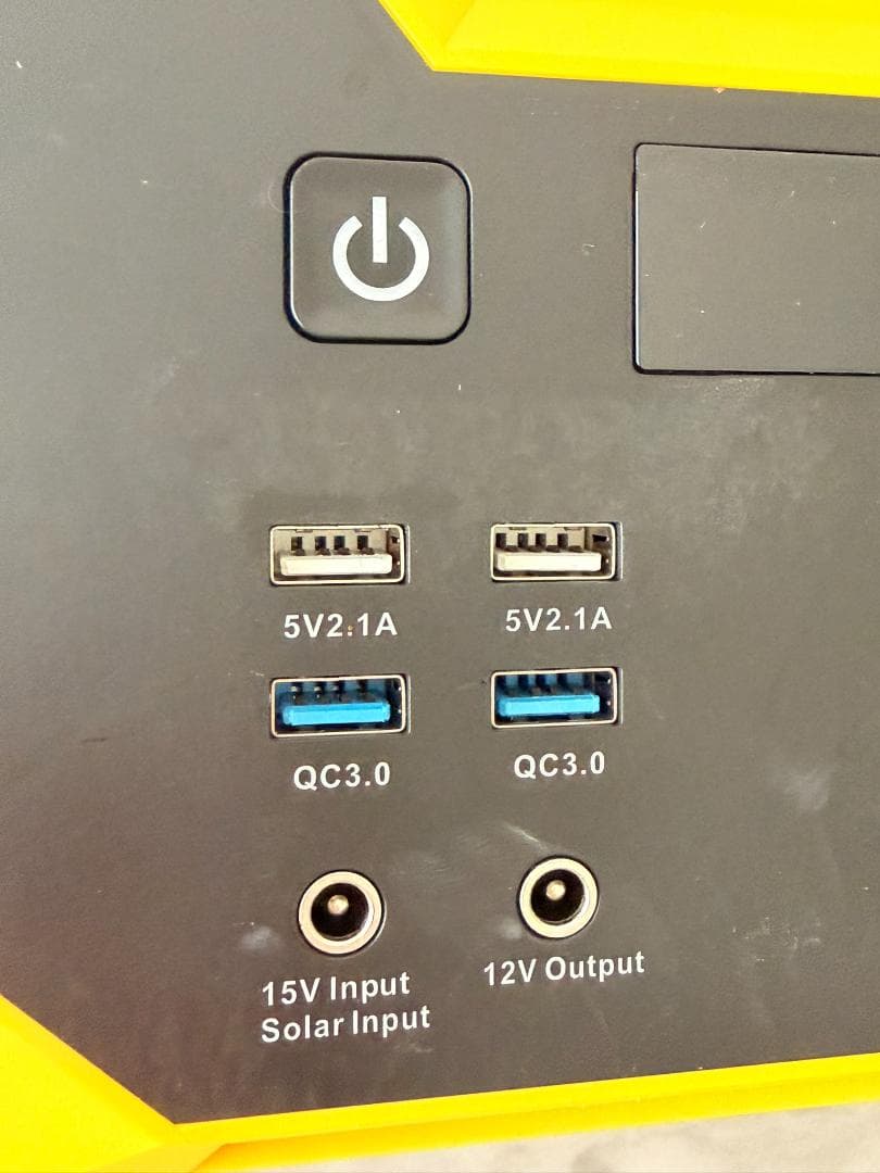 発電ポータブル電源 AC出力 USBポート付き