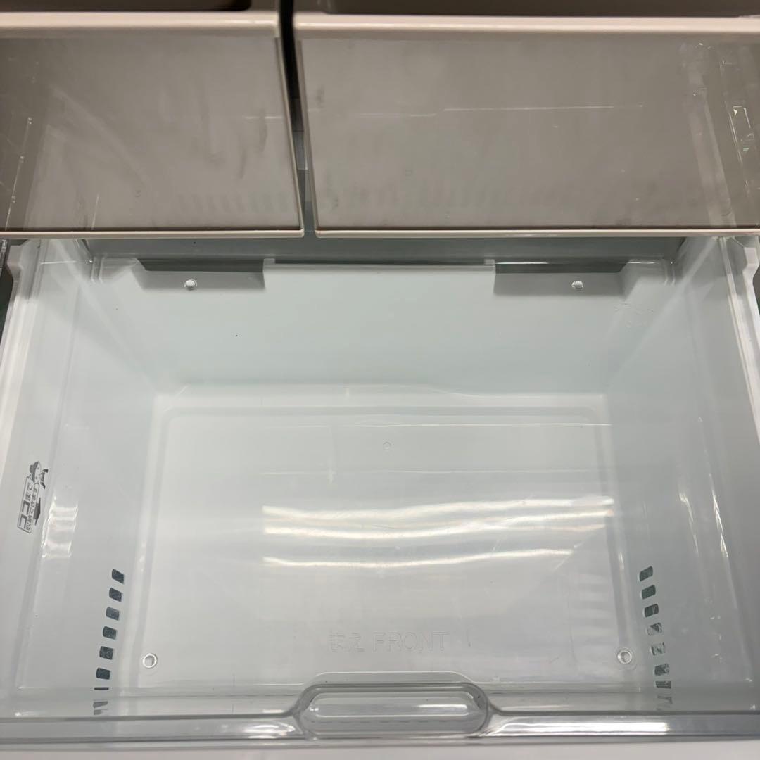 717 ガラスパネル大型冷蔵庫　400L強　小型　家庭用　自動製氷　左開き　綺麗