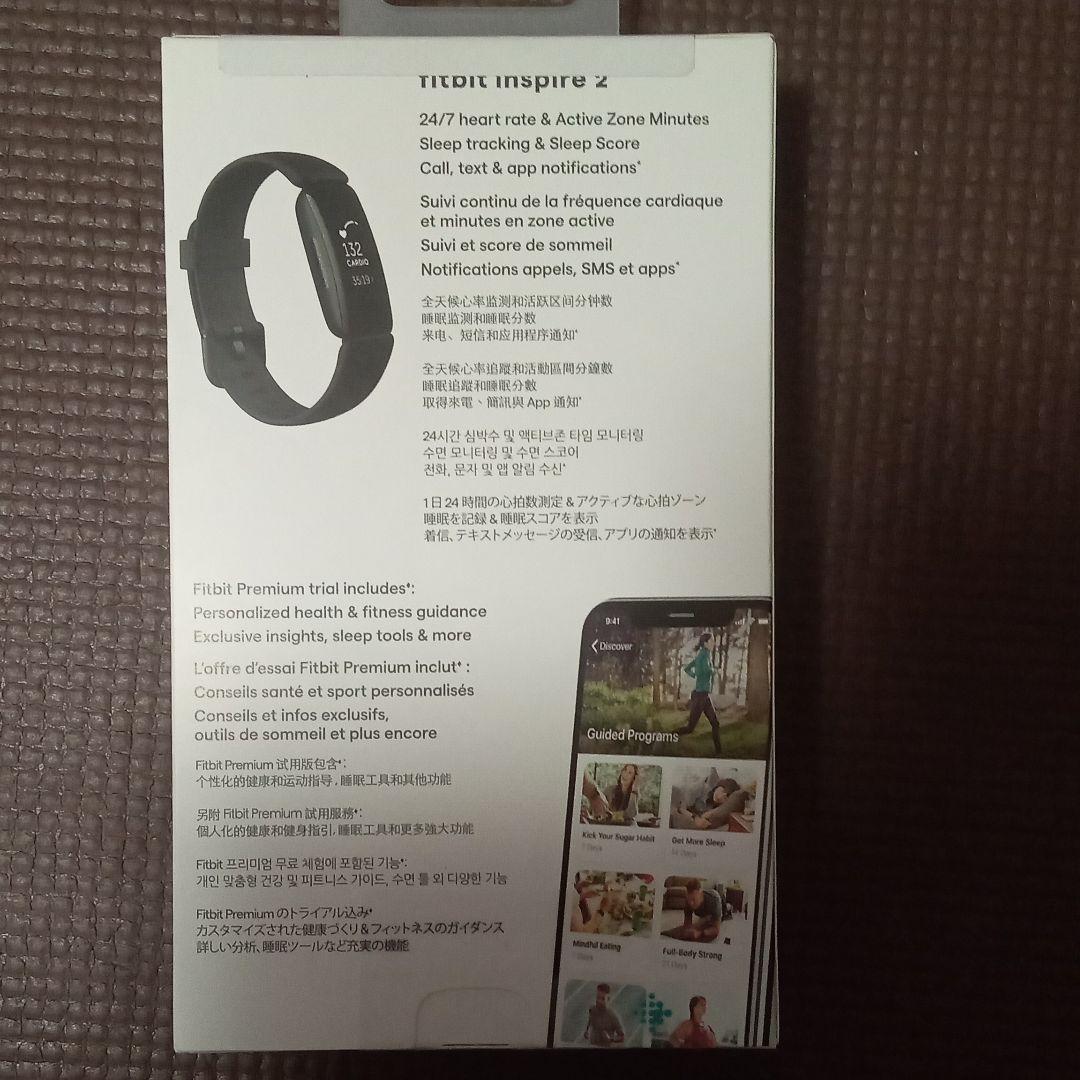 Fitbit Inspire2 ブラック FB418BKBK-FRCJK