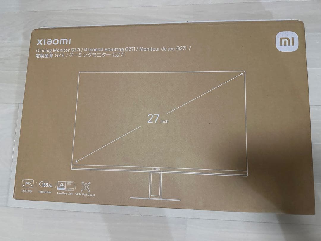 Xiaomi 27インチ FHD 165Hz モニター　G27i